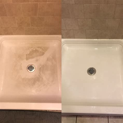 Baking soda, white vinegar, & dawn dish soap used to clean a textured ...