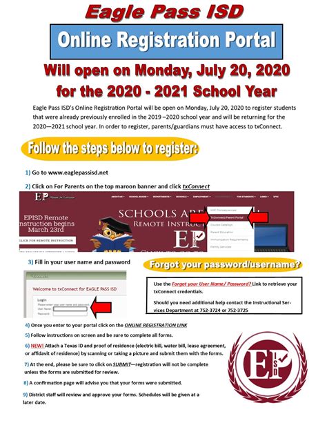 Eagle Pass ISD - iVision: EPISD Online Registration Portal