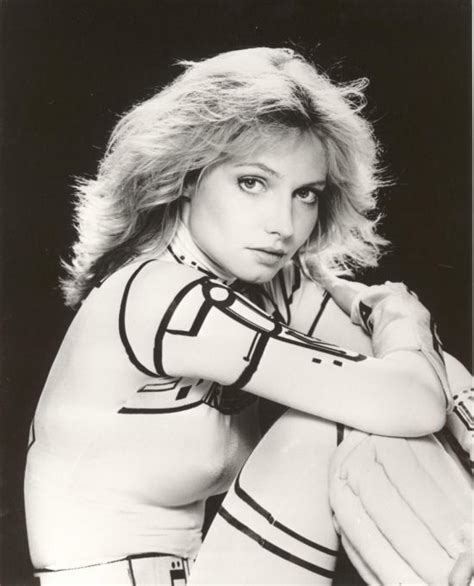 Cindy Morgan on the set of 'Tron' (1982) : r/pics