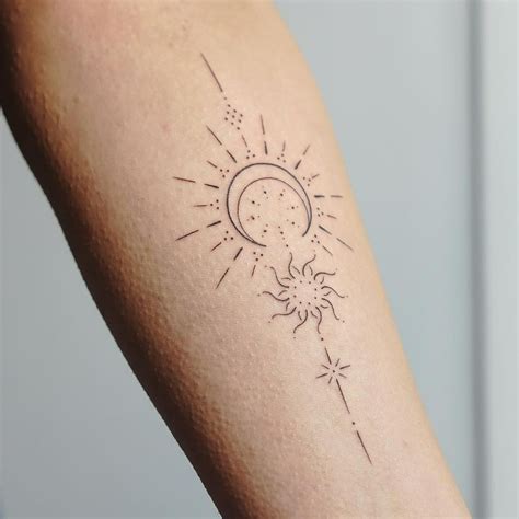 Sun and moon tattoo ideas that strike the perfect balance – Artofit