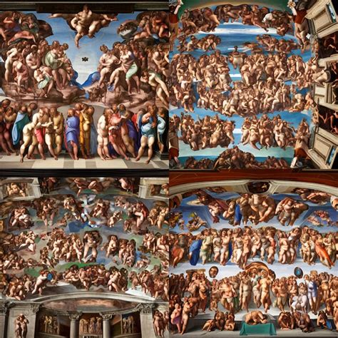 creation of AI in the style of Sistine Chapel by | Stable Diffusion