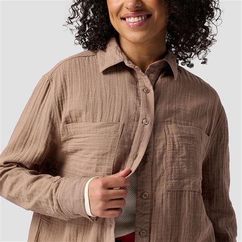 Backcountry Cotton Gauze Long-Sleeve Button-Down - Women's - Clothing