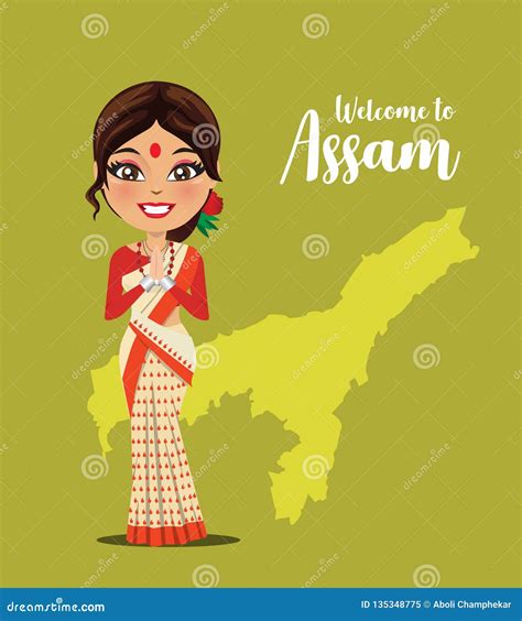 A Happy and Cute Indian Woman Wearing a Traditional Saree from the ...