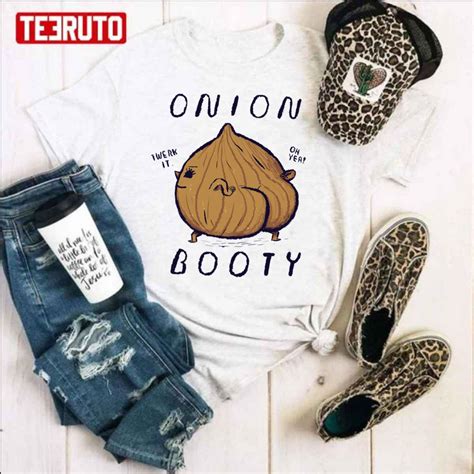 Onion Booty Cute Design Unisex Hoodie - Teeruto