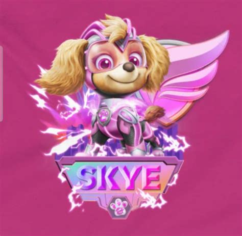 Paw patrol: the mighty movie skye the merch leak! by braylau on DeviantArt
