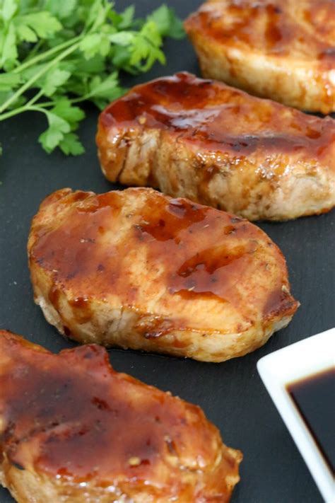 Oven Roasted Balsamic Glazed Pork Chops - Man Meets Oven