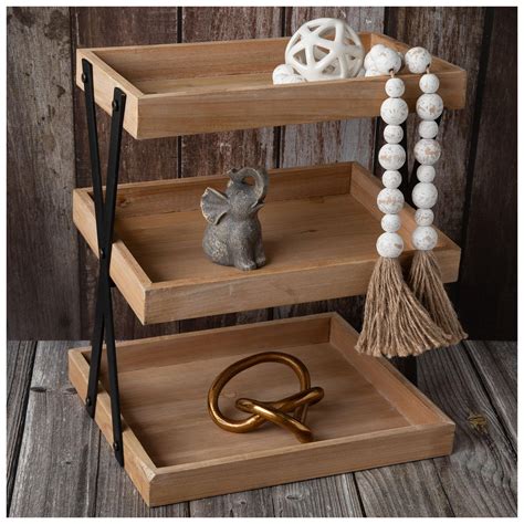 Rustic Farmhouse Three Tier Shelf | Hobby Lobby | 2431013