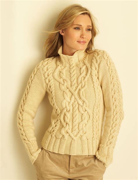Free Cable Knit Sweater Patterns