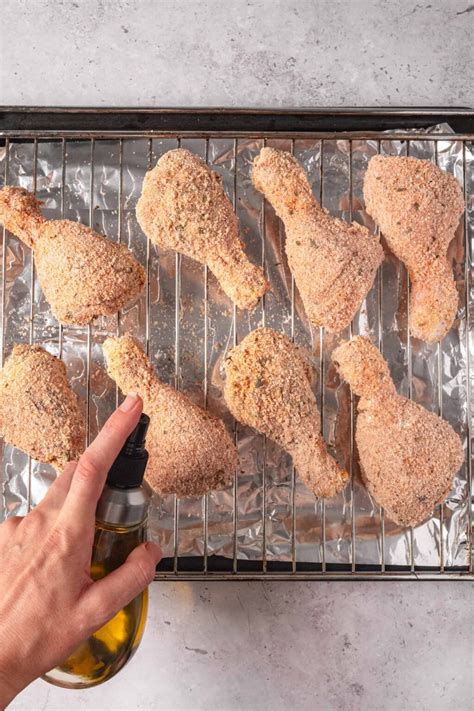 Breaded Chicken Drumsticks | Baked Bree