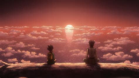 The View from the World Tree | Hunter x Hunter Wallpaper | Gon and Ging | Ending Scene by ... - best scene in hunter x hunter