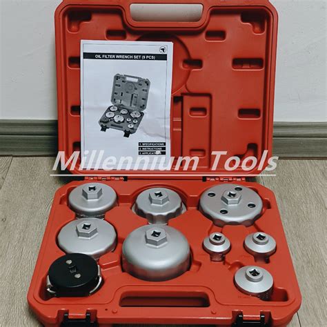 SB TOOLS 9Pcs Oil Filter Wrench Set Oil Filter Opener Set | Shopee Malaysia