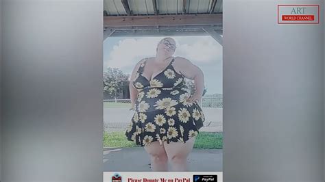 SSBBW lady Dancing | bbw girl | ssbbw big booty dance | cute big girl ...