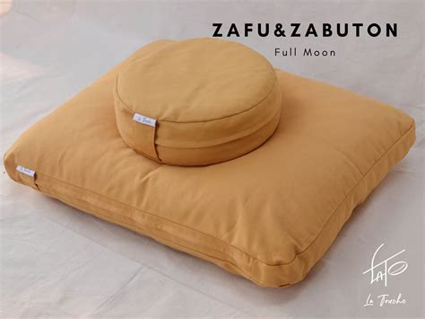 Cuscino Meditazione Zafu In Grano Saraceno | Forma Mezzaluna, Altezza 15cm | Fodera Cotone Lavabile, Per Yoga E Relax - Foto 7