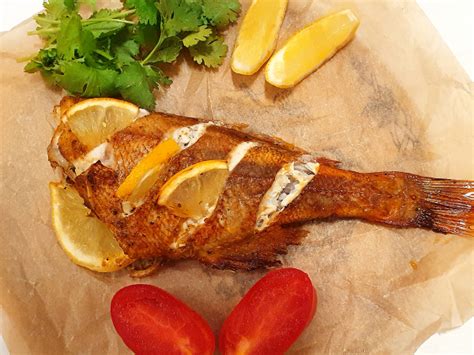 Диетические блюда из морского окуня - рецепты с фото