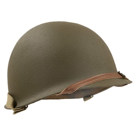 WWII "Fixed Bale" M1 Helmet - AT THE FRONT