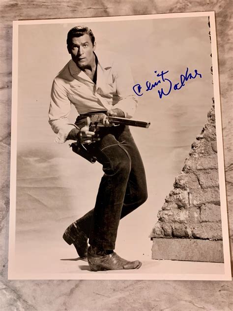 AUTOGRAPHED PHOTO - Clint Walker 8x10 From Classic TV Western, Cheyenne ...