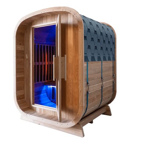 Retreat 2 Person Outdoor Infrared Sauna | Free Delivery from Kiva Wellness