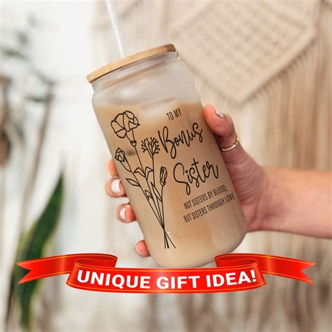 Sister in Law Wedding Gift, Sister in Law Gift,bonus Sister Glass ...