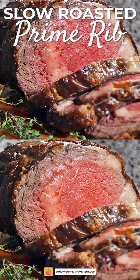 Slow roasted prime rib – Artofit