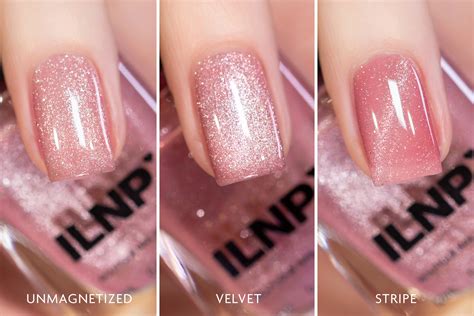 ILNP Pink Suede - Delicate Pink Magnetic Holographic Nail Polish