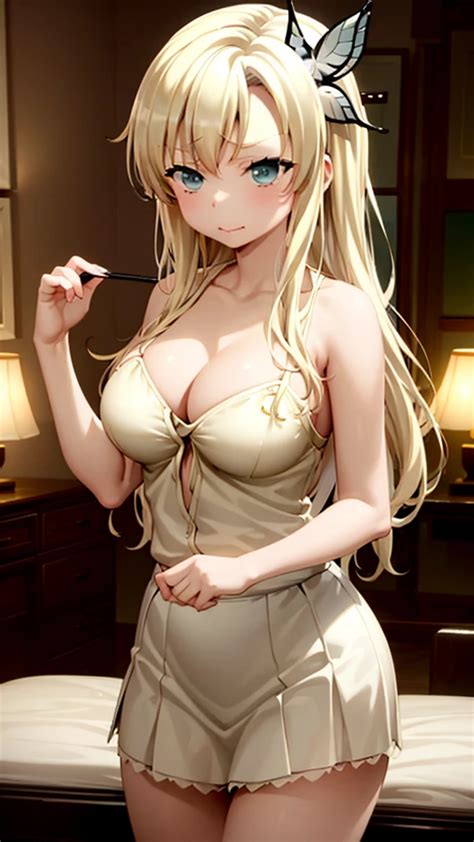 ((Sena Kashiwazaki)), (Haganai), large breast, cleavage - SeaArt AI
