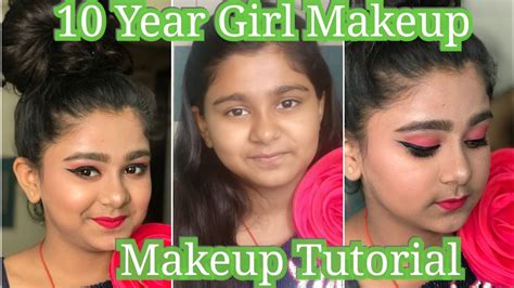 10 YEARS GIRL MAKEUP TUTORIAL | FULL FACE OF MAKEUP ON 10 YEARS GIRL ...