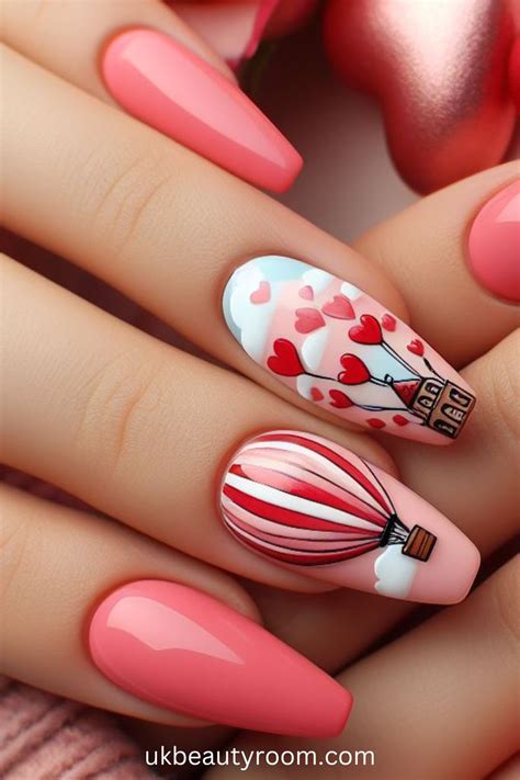 30 Adorable Valentine's Day Nail Designs for 2025 | Nail art, Nail ...