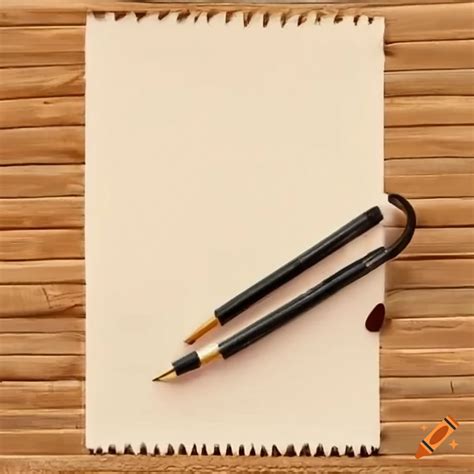 Tamil writing on paper with a pen on Craiyon