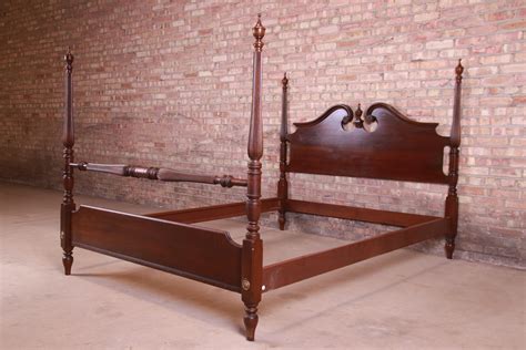 Ethan Allen Georgian Court Collection Mahogany Four Poster Queen Size ...