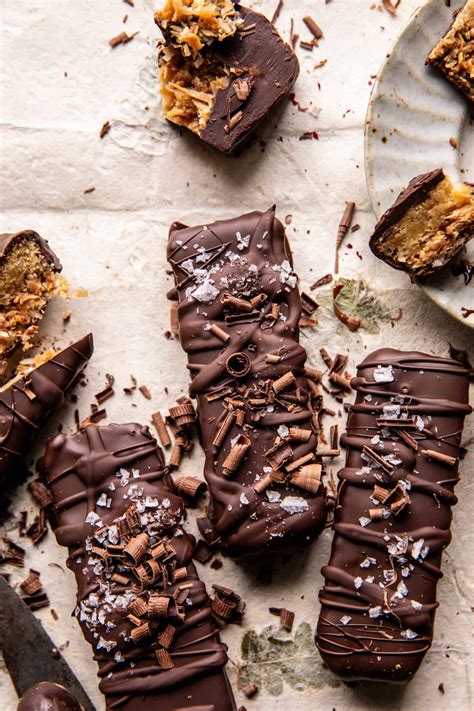Toasted Coconut Chocolate Bars. - Half Baked Harvest