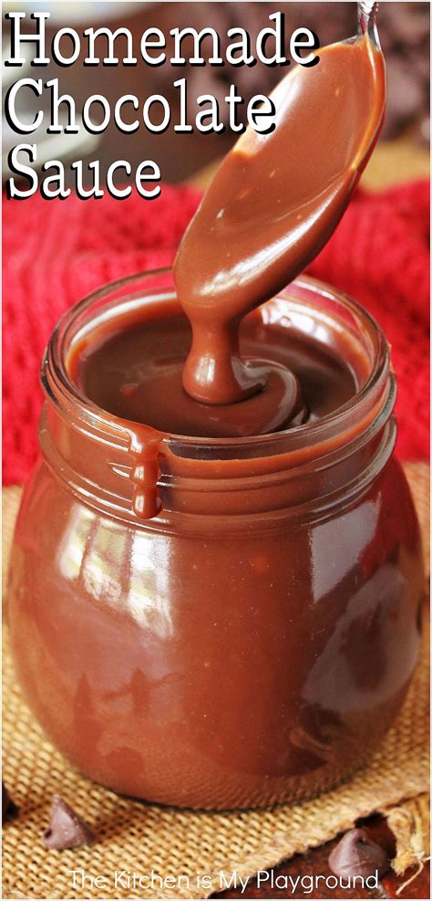 How to Make Homemade Chocolate Sauce (just 4 ingredients!) | Homemade ...