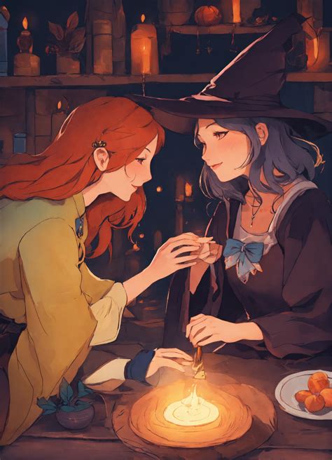 Lexica - A witch giving her hand in friendship to another person
