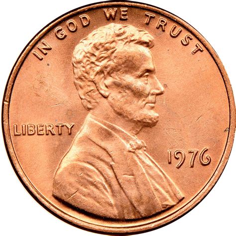 1976 S Lincoln Penny