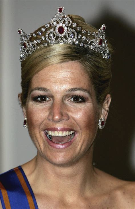 Princess Maxima’s Dazzling Dutch Royal Ruby and Diamond Tiara