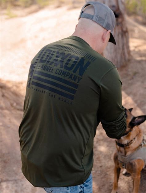 Against the World UV Long Sleeve T-Shirt - O.D. Green | Dixxon Flannel Co.