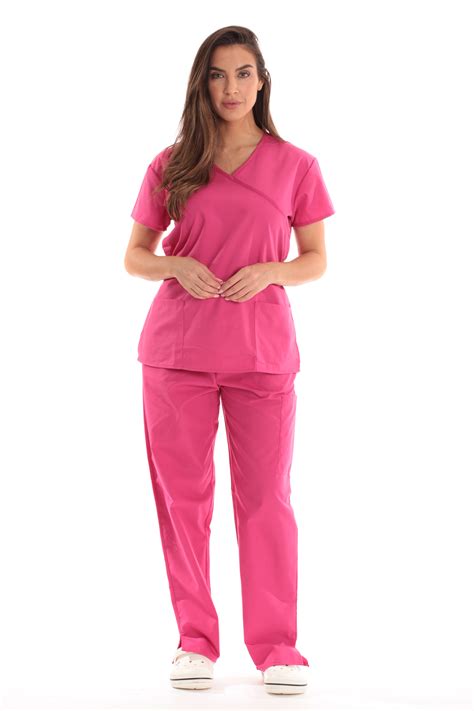 Healing Hands Hot Pink Scrubs at Johanna Reed blog