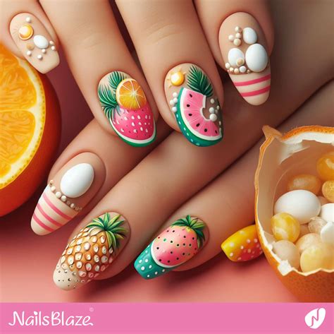 Tropical Nail Design Ideas