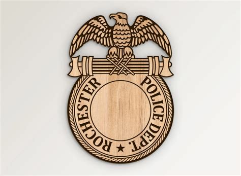 Rochester New York Police Badge SVG City Police Department Officer ...
