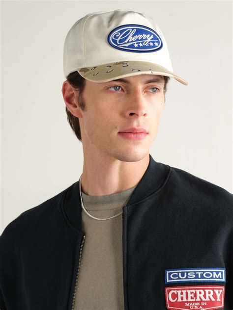 CHERRY LOS ANGELES Logo-Appliquéd Camouflage-Print Cotton-Twill ...