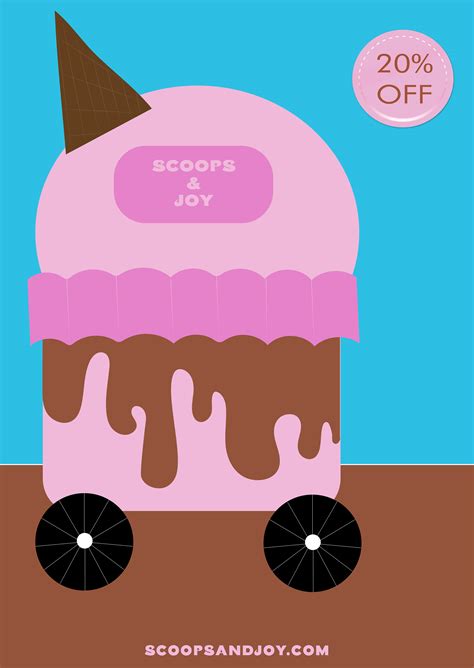 Scoops and joy Icecream Branding/packaging on Behance