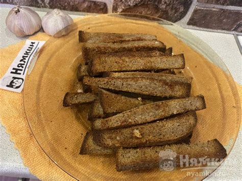 Гренки с чесноком и копчёной паприкой в духовке рецепт пошаговый с фото ...