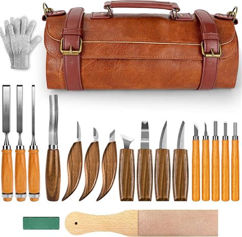 Amazon.com: 20PCS Wood Carving Knife Kit, Wood Whittling Knife Kit for ...