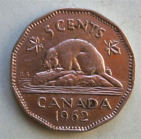 CANADA 1962 Five Cent Coin | EstateSales.org