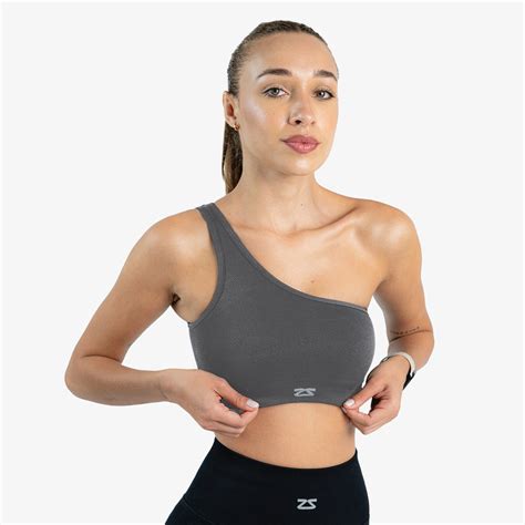 One Shoulder Sports Bra - Athletic Fitness Bra | Zensah