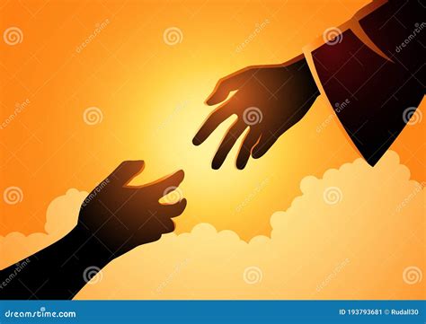 Gods Reaching Hands