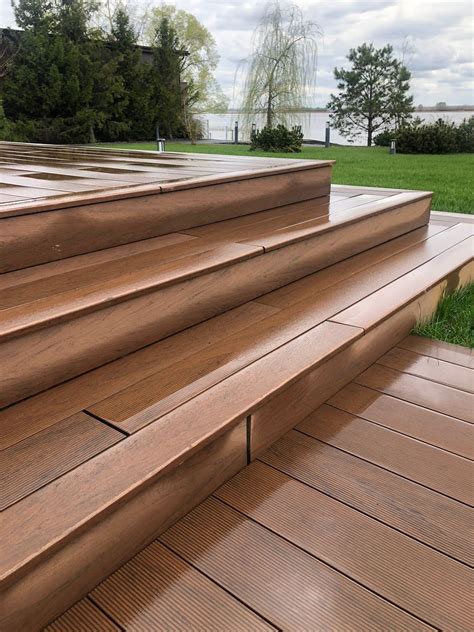 Полнотелая террасная доска из ДПК BRUGGAN MULTICOLOR CEDAR купить в ...