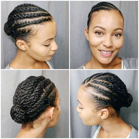 Hiya! I just posted a tutorial for this flat twist style using ...