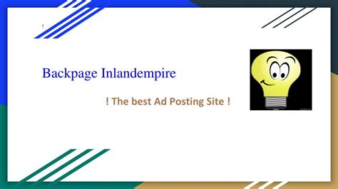 PPT - Backpage Gadsden a site similar to backpage! PowerPoint ...
