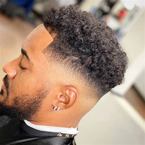 Low Fade With Curls
