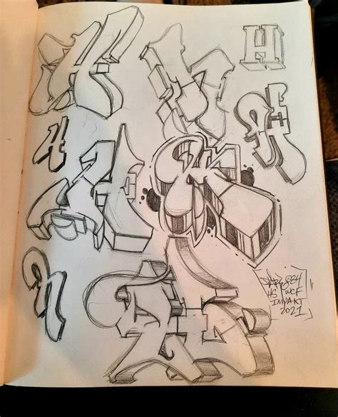 Graffiti Alphabet Wildstyle